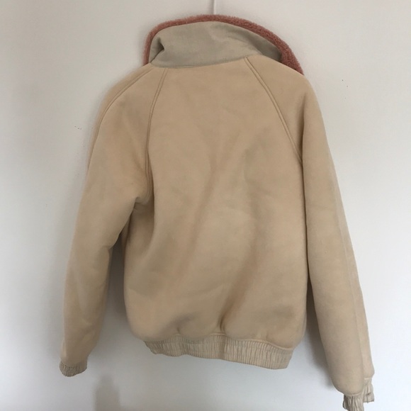 Mink Pink Beige/pink Suede Jacket - Picture 6 of 6